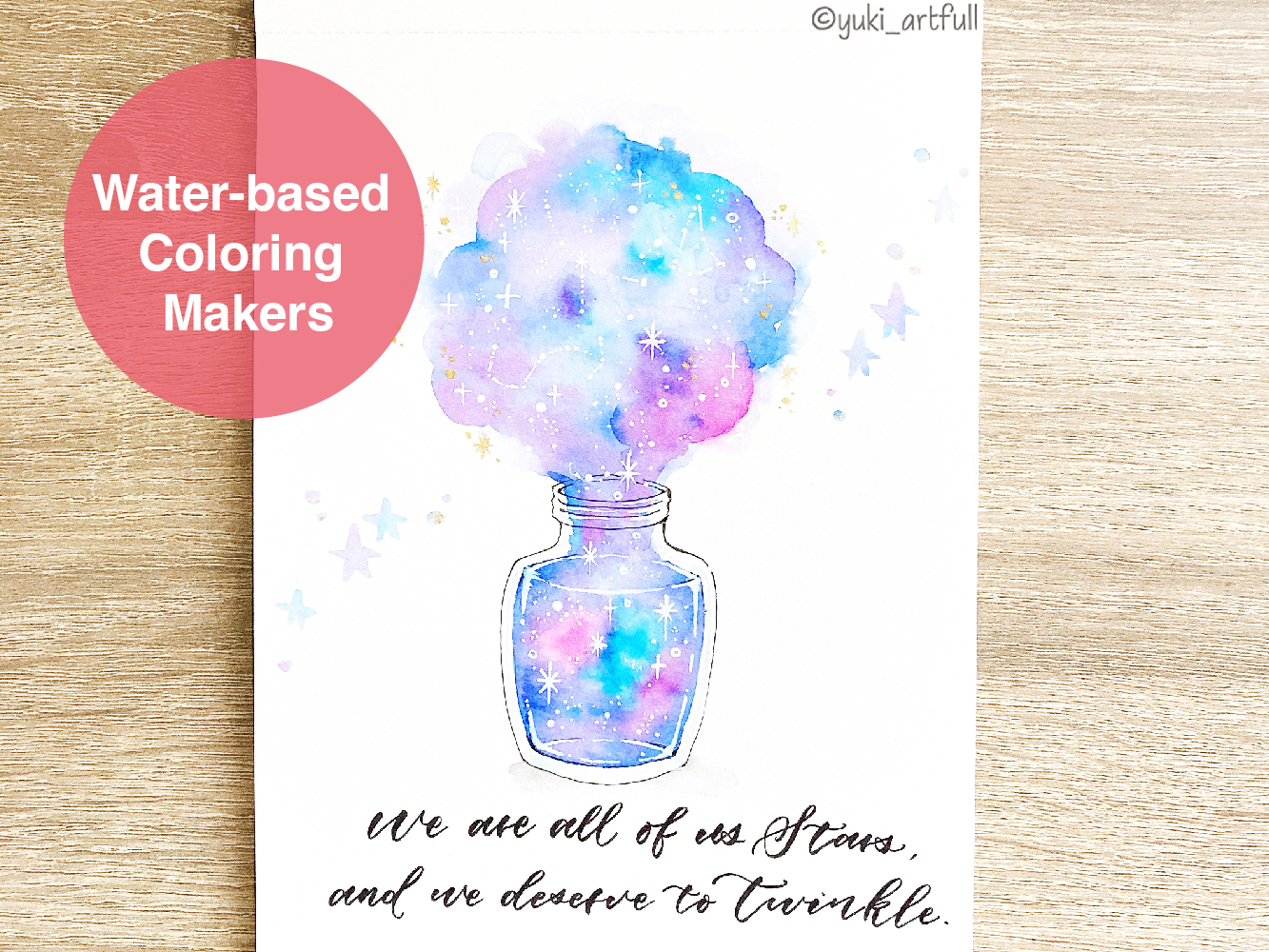Water-based Coloring Markers