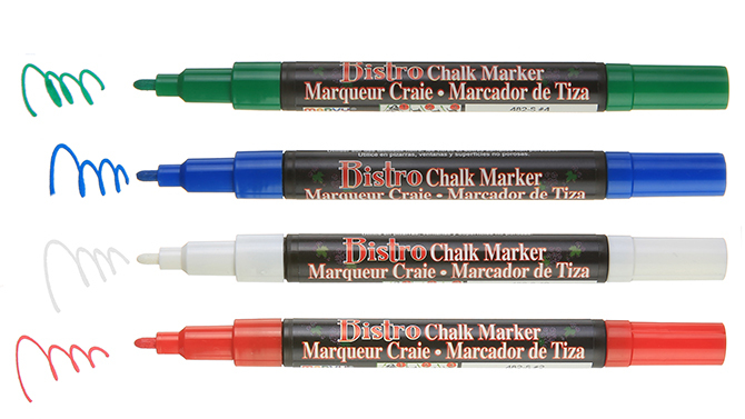 Marvy Uchida Bistro Chalk Marker Fine White