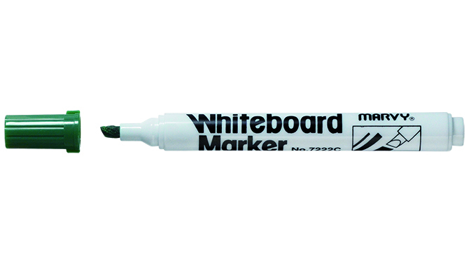 Marvy Uchida Washable Window Marker, Chisel Tip, White (5269WMWH)