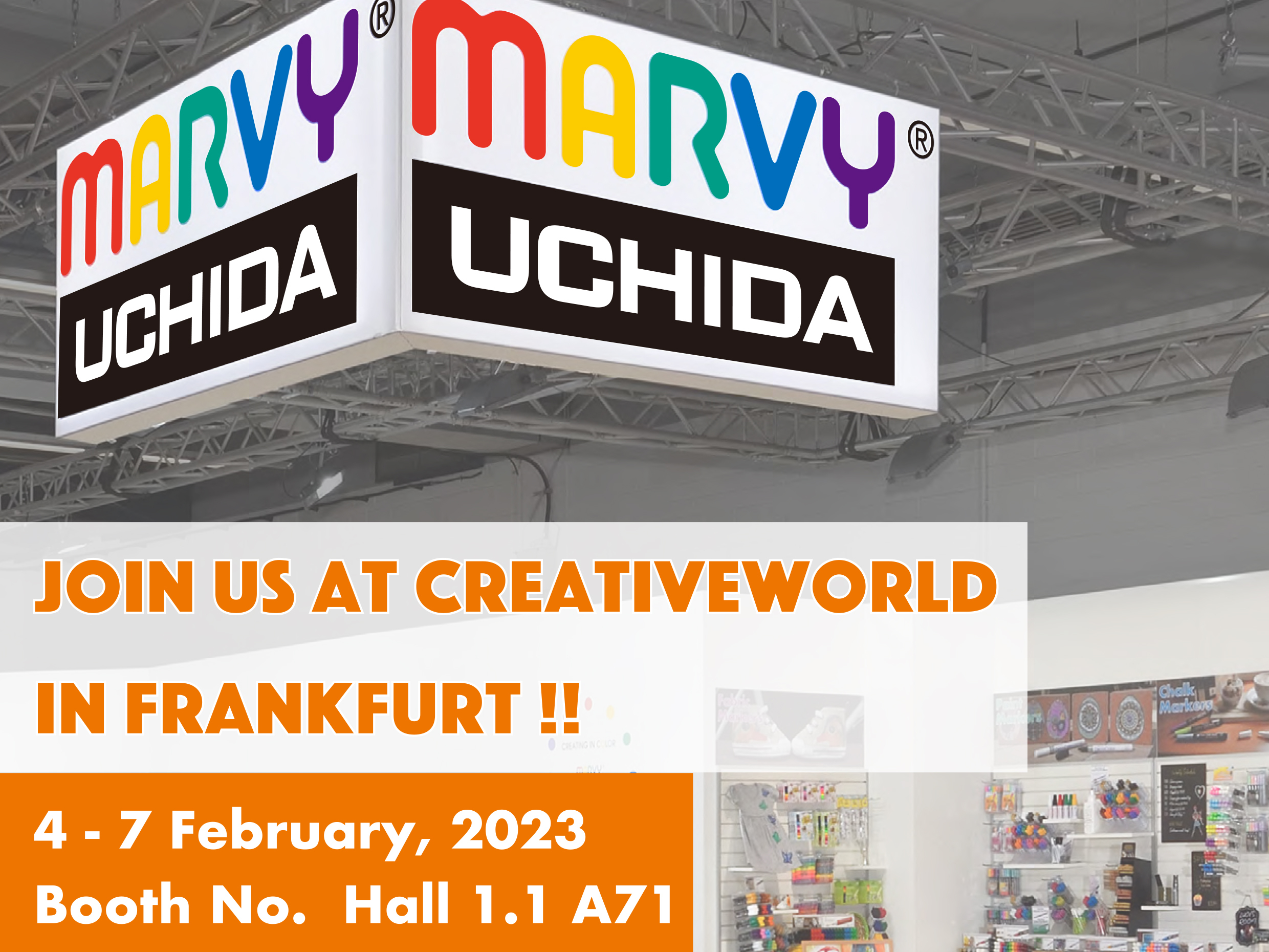 Exhibition of Creativeworld 2023 in Frankfurt, Germany