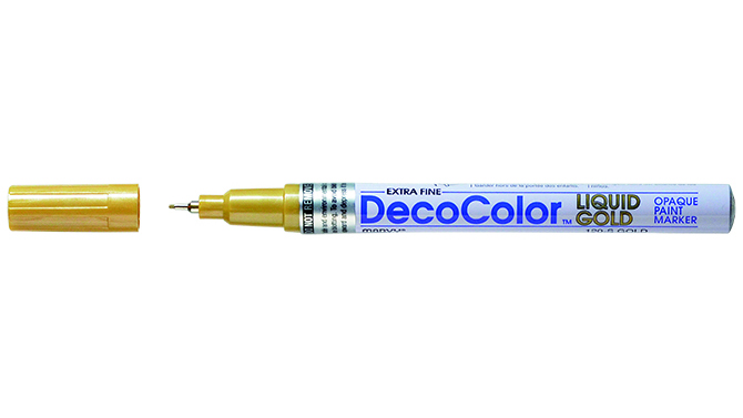 Decocolor Paint Marker - Silver, Extra Fine Tip